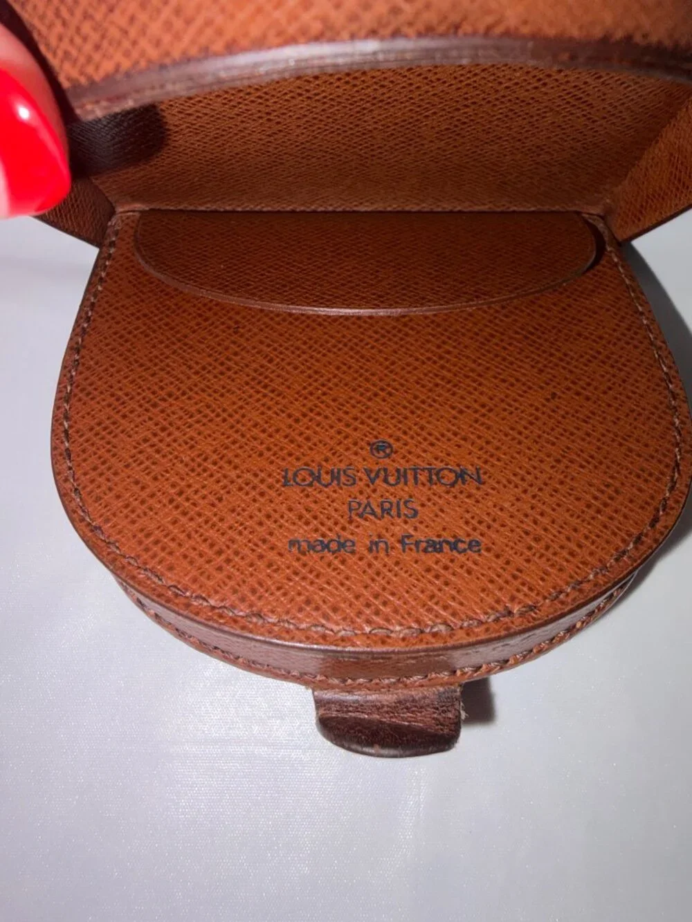 Louis Vuitton/LV 2002 Monogram Coin Pouch, Porte Monnaie Cuvette Wallet